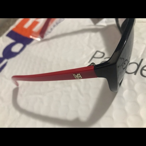 Black Shade EYEWEAR w/ Red Temples - Picture 4 of 6